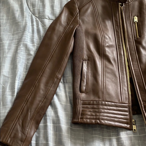 Michael Kors leather jacket - Picture 3 of 6